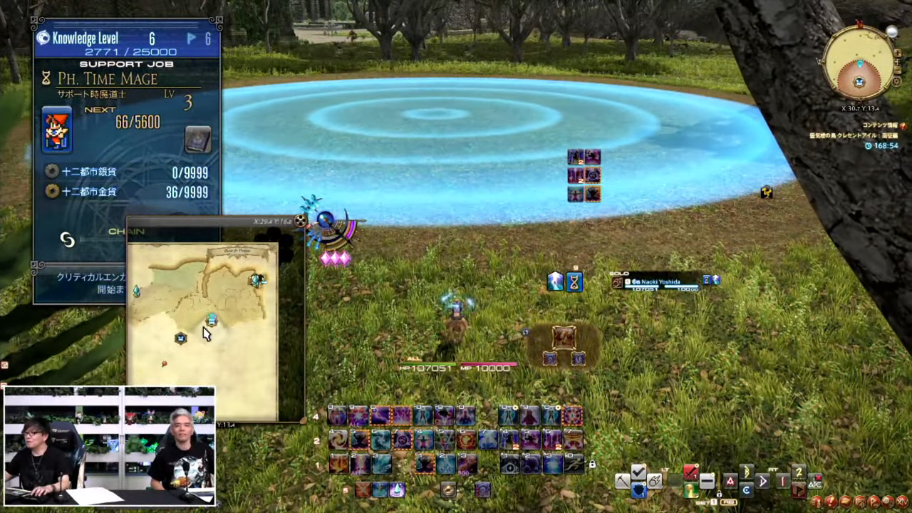 Image of YoshiP standing in front of a CE